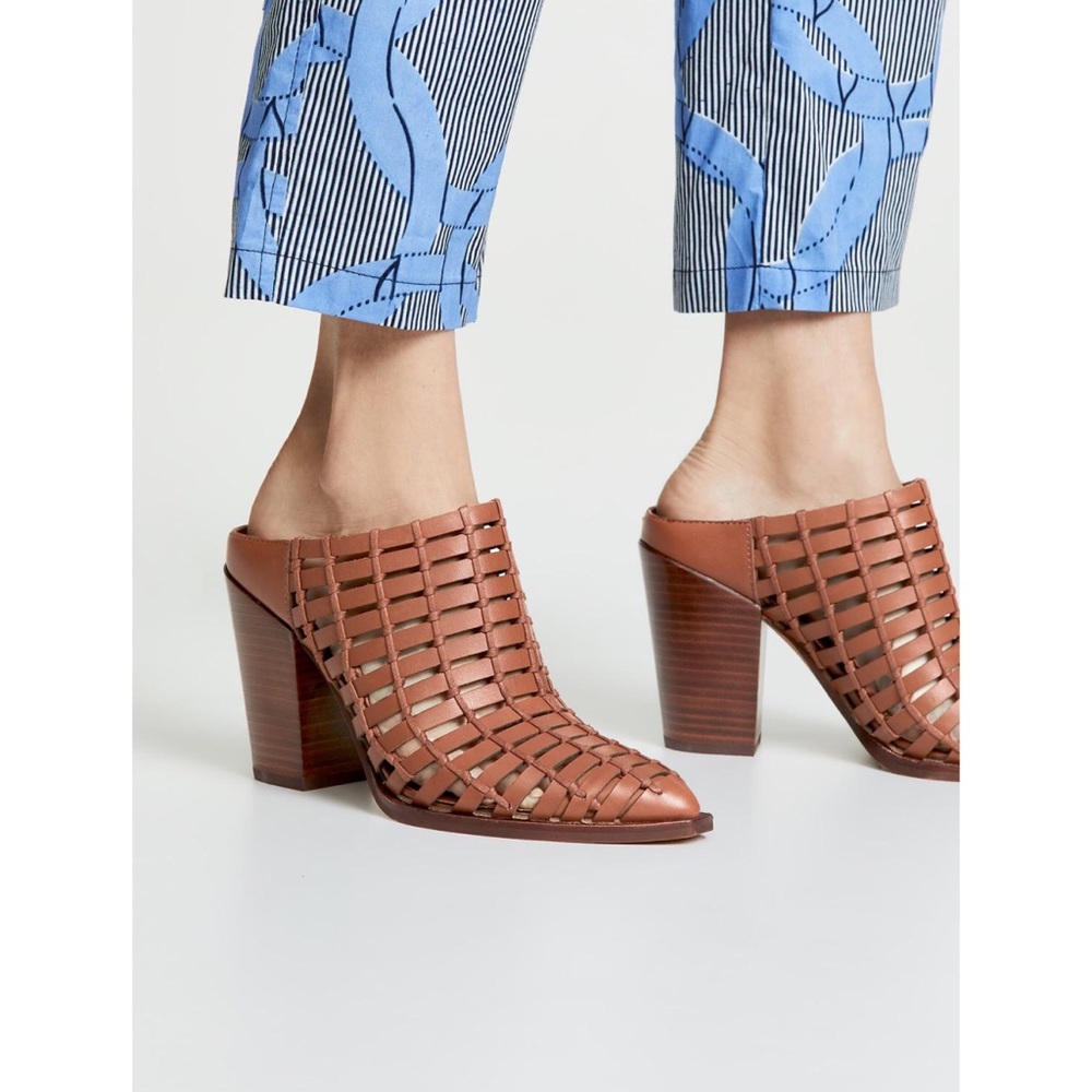 Dolce Vita Block Heel Woven Mules